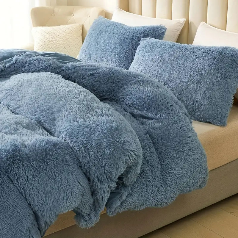Kit Inverno Confort Plush 3 Peças - Edredom + 2 Fronhas